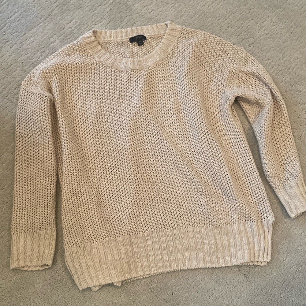 J. Crew linen cotton sweater size M